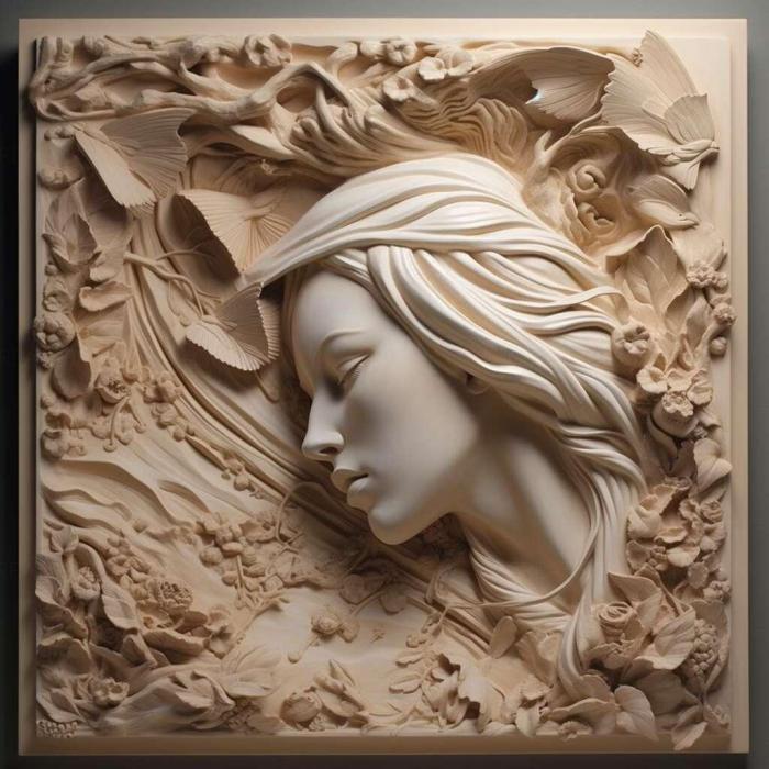 نموذج ثلاثي الأبعاد لآلة CNC 3D Art 